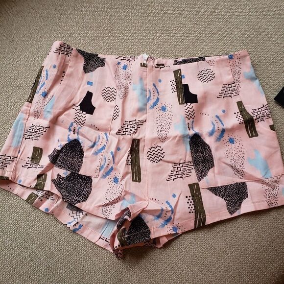 HURLEY Free Set Print Pink Shorts Small - Picture 4 of 4